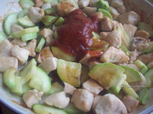 Куриное Филе с кабачками. 07