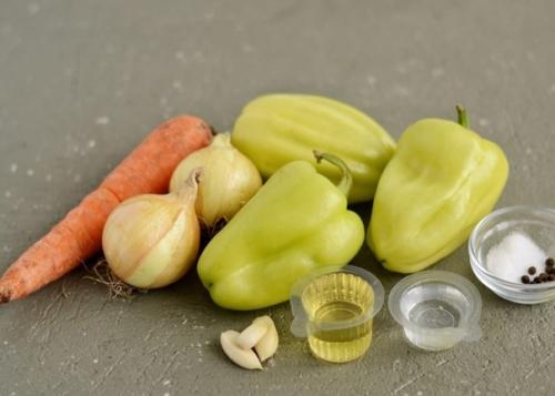 Маринованный перец с морковью. 01