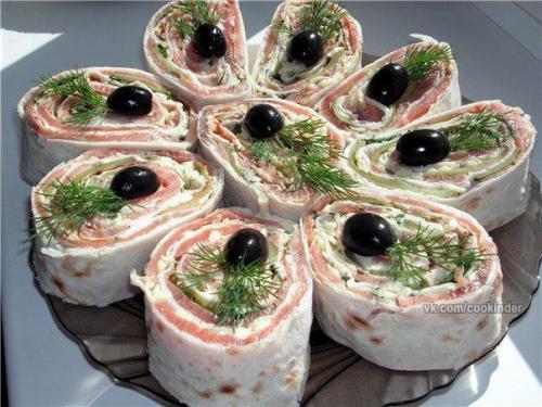 Закуски из лаваша. 01 Закуски из лаваша. 01