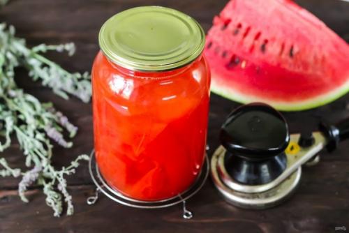 Компот из арбуза на зиму. 02