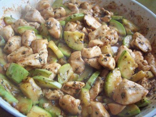 Куриное Филе с кабачками. 08