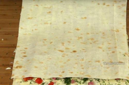 Вкусная закуска из лаваша. 07 Вкусная закуска из лаваша. 07