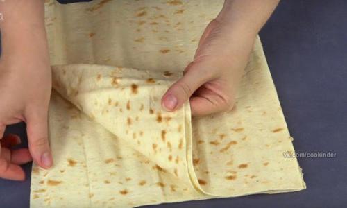 Вкусная закуска из лаваша. 05 Вкусная закуска из лаваша. 05