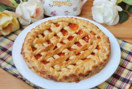 Пирог с абрикосовым джемом. 02