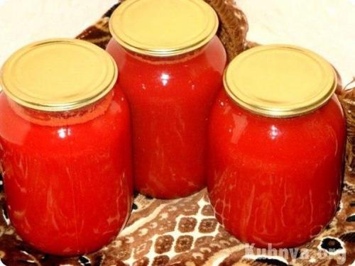 Томатный сок.

Это самый легкий рецепт пожалуй.  