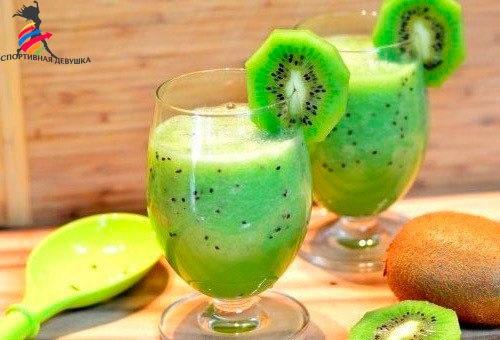 Освежающий жиросжигающий коктейль с киви?