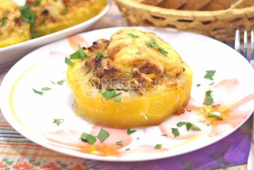 Кабачки с фаршем. Кабачки с фаршем.