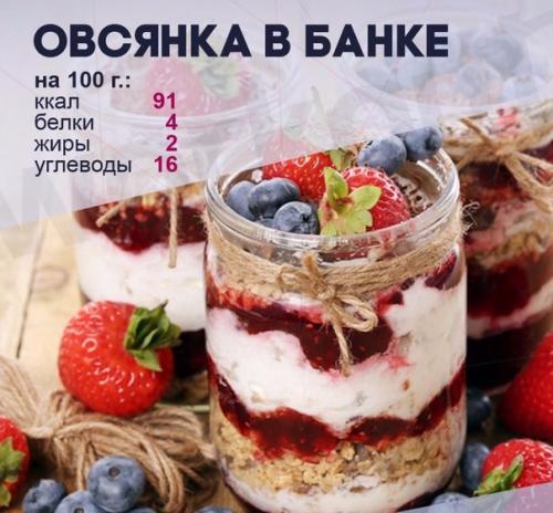 Овсянка в банке.