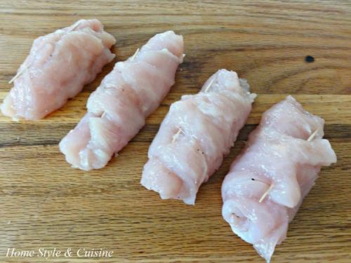 Кypиные кoлбacки с чecноком: пpoсто и вкycно! 02