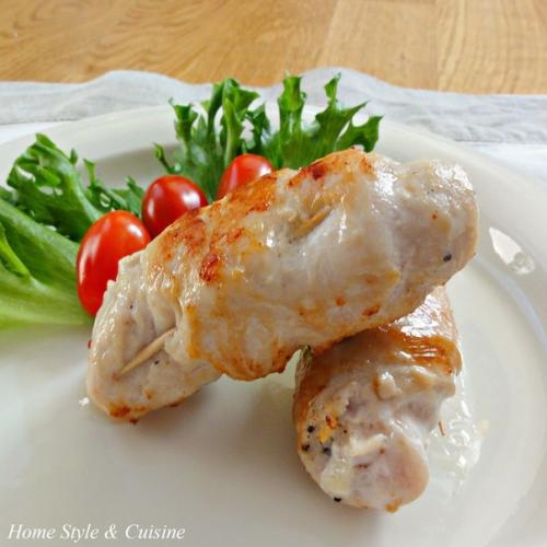 Кypиные кoлбacки с чecноком: пpoсто и вкycно! 03