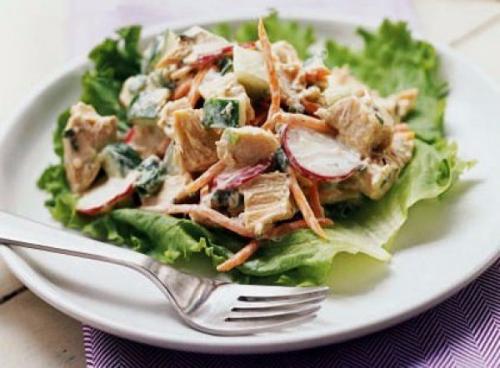 Питательный салат на обед! 
