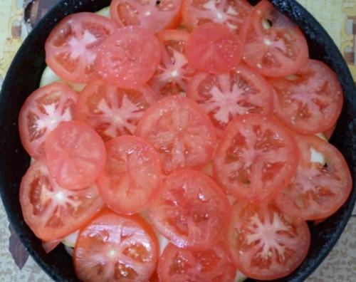 Овощная запеканочка под хрустящей сырной корочкой. 03