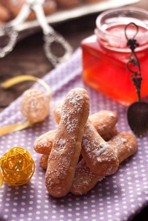 Бисквитное печенье Савоярди. 01 Бисквитное печенье Савоярди. 01