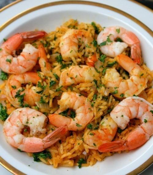 Рис с креветками. 01