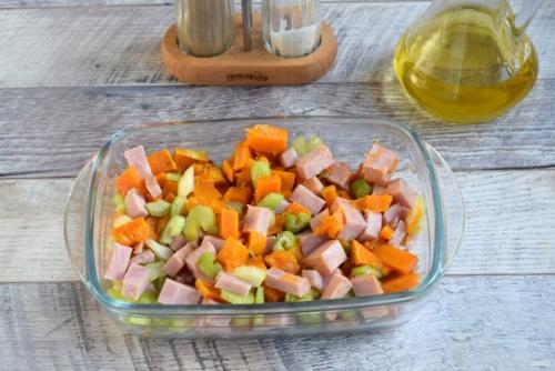 Простая запеканка из тыквы. 03 Простая запеканка из тыквы. 03