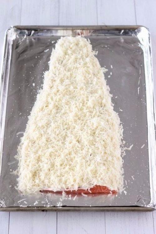 Лосось, запеченный с сыром. 04 Лосось, запеченный с сыром. 04