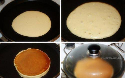 Хоткейки.   Ингредиенты:   120 г. муки;. 04