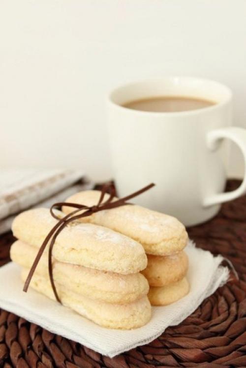 Бисквитное печенье Савоярди. 05 Бисквитное печенье Савоярди. 05