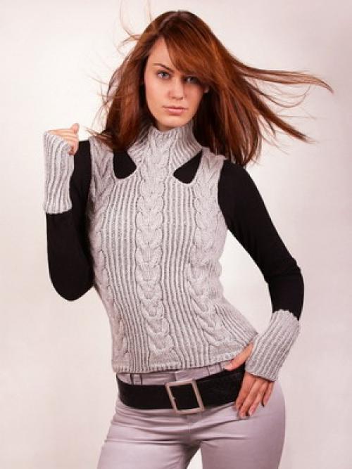 С чем носить белую жилетку без рукавов. Выбор фасона 02