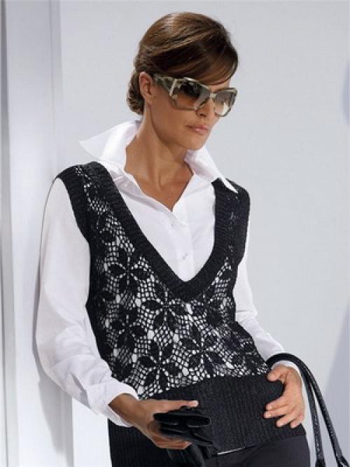 С чем носить белую жилетку без рукавов. Выбор фасона 07