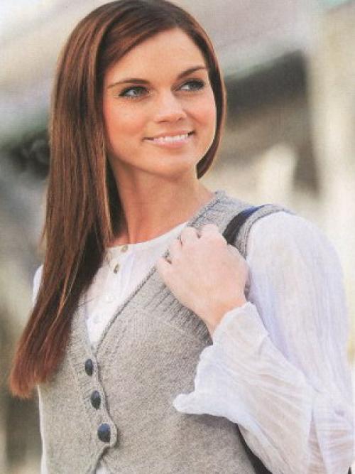 С чем носить белую жилетку без рукавов. Выбор фасона 04