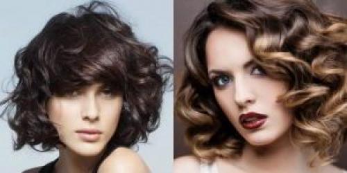 Стрижки на средние волосы 2019 кудрявые. Модные прически средних кудрявых волос 2019