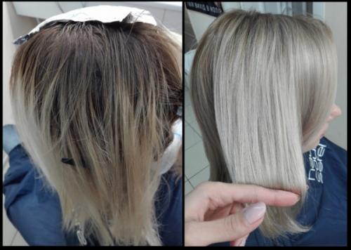 Мелирование прикорневое, как делать. Мелирование на отросшие корни – фото, отзывы, цены, плюсы и минусы