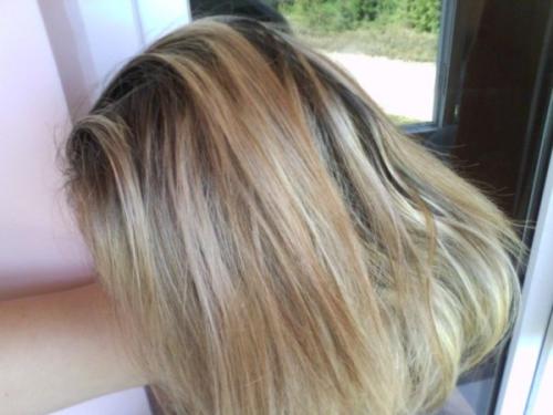 Мелирование прикорневое, как делать. Мелирование на отросшие корни – фото, отзывы, цены, плюсы и минусы