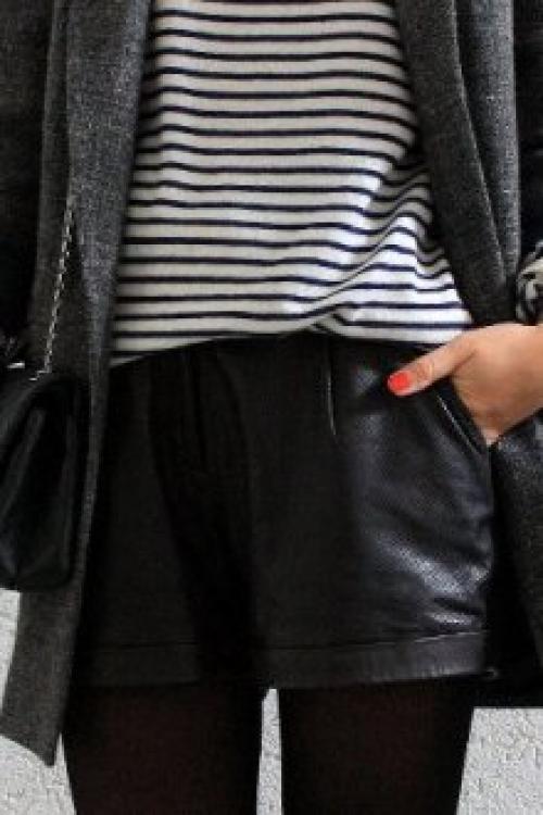 С чем носить шорты с высокой талией зимой. С чем носить шорты зимой, весной в зависимости от модели