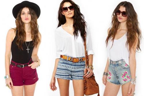 Шорты с завышенной талией зимние. Как правильно носить шорты с завышенной талией