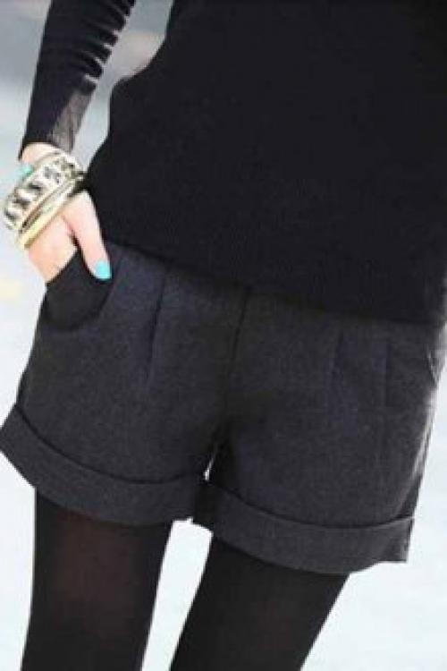 С чем носить шорты с высокой талией зимой. С чем носить шорты зимой, весной в зависимости от модели
