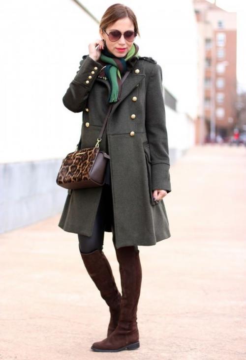 Сапоги и пальто ниже колена. С какой обувью носить женское пальто до колена?