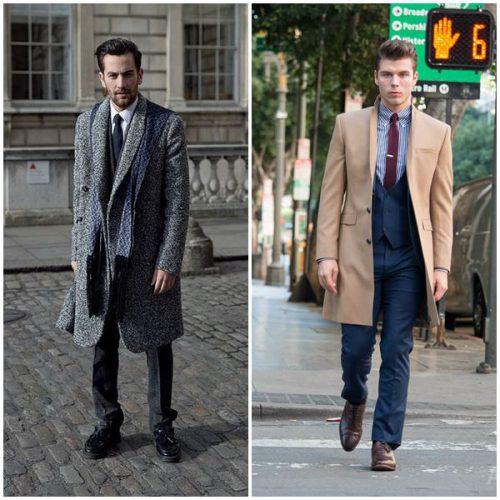С чем носить длинное пальто мужчине. Под какую одежду носить мужское пальто
