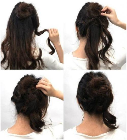 Как красиво заколоть волосы средней длины в домашних условиях. Лучшее для лета —, как красиво заколоть волосы (39 фото)