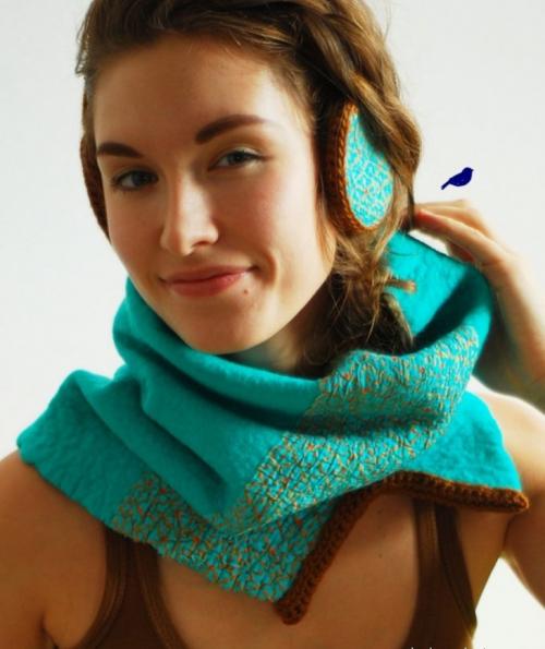 Кашне женское. Женские шарфы — акцентируем внимание на главном + фото