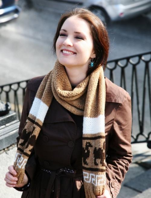 Кашне женское. Женские шарфы — акцентируем внимание на главном + фото