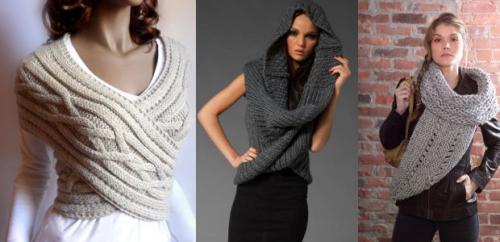 Как завязать легкий шарф-хомут. Как правильно носить шарф хомут и как красиво его завязать