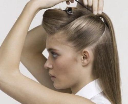 Как заколоть волосы зажимом. Как заколоть волосы (38 фото) необычно и красиво!