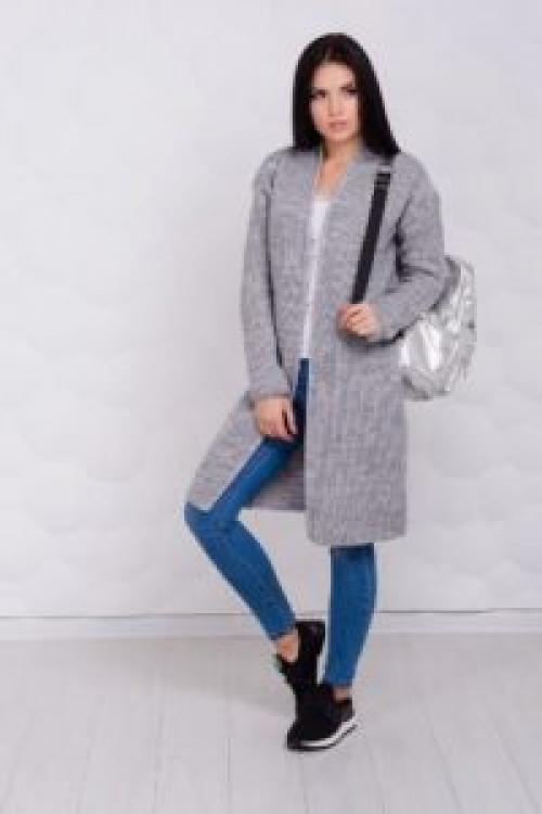 С чем носить вязаный кардиган