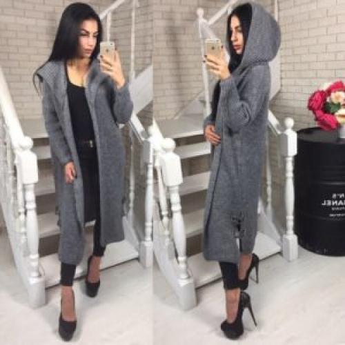 С чем носить вязаный кардиган