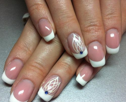 Ногти на маленькие французский маникюр. Французский маникюр на короткие ногти
