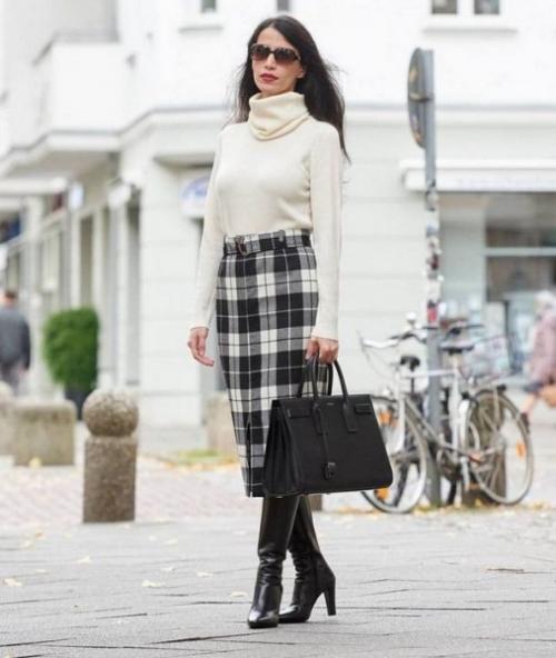 Осенняя обувь с юбкой карандаш. Какие цвета в моде для сезона 2020/2019?