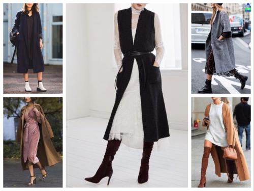 Осенняя обувь с платьем. Ткани и оттенки