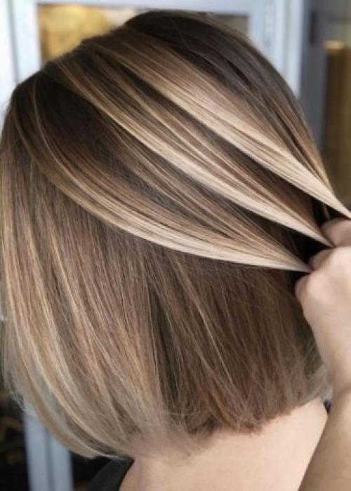 Мелирование на русые каре. Мелирование на удлиненное каре – фото до и после, популярные виды и техники 23