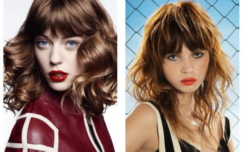 Красивая челка на средние волосы. Как выбрать челку на средние волосы? 01