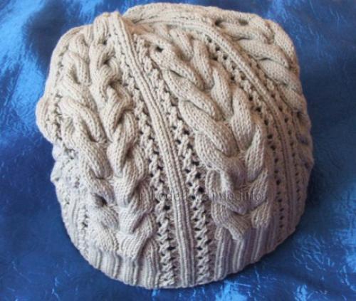 Вязаные шапки ушанки спицами для женщин модные модели 2019 года с описанием. Шапка спицами, подборка