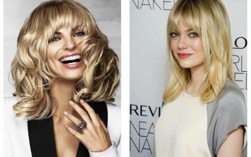 Красивая челка на средние волосы. Как выбрать челку на средние волосы? 06