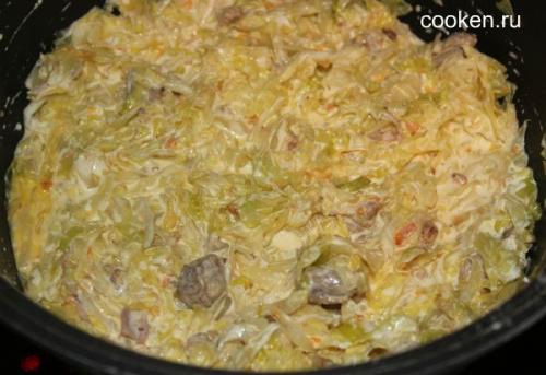 Запеканка с капусты с мясом. Капустная запеканка с мясом