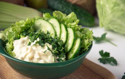 ПП салат с вареными яйцами. Простые и вкусные диетические салаты с яйцом