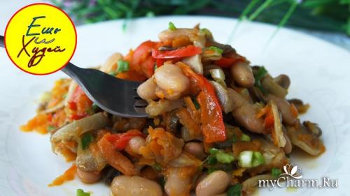 Салат на ужин на ПП. Вкусный и Сытный ПП Салат на Обед или Ужин и Никакого Майонеза!)